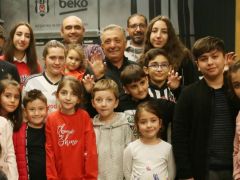 Beşiktaş Başkanı Ahmet Nur Çebi, şehit aileleriyle buluştu