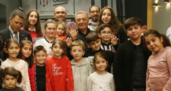 Beşiktaş Başkanı Ahmet Nur Çebi, şehit aileleriyle buluştu