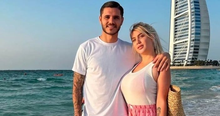 Kıyafetsiz pozuyla olay oldu! Galatasaray'ın yıldızı Icardi'nin eşi Wanda Nara'dan cesur tatil pozu