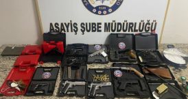 Samsun’da durdurulan minibüste 10 tabanca ele geçirildi: 2 gözaltı