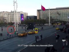 Taksim’deki saldırıyı gerçekleştiren teröristin görüntüleri