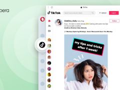 TikTok, Opera tarayıcısına geldi