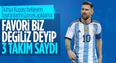 Lionel Messi, Dünya Kupası’ndaki favorilerini açıkladı