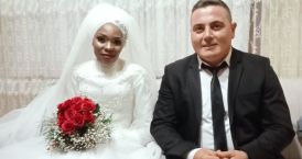 Nijer’den Trabzon’a gelin geldi