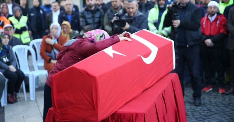 Ordu’da köpeklerden kaçarken ölen işçi için tören yapıldı