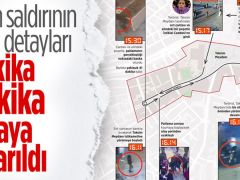 Taksim’deki bombalı saldırıyı yapan teröristin olay yerine geliş görüntüleri yayınlandı